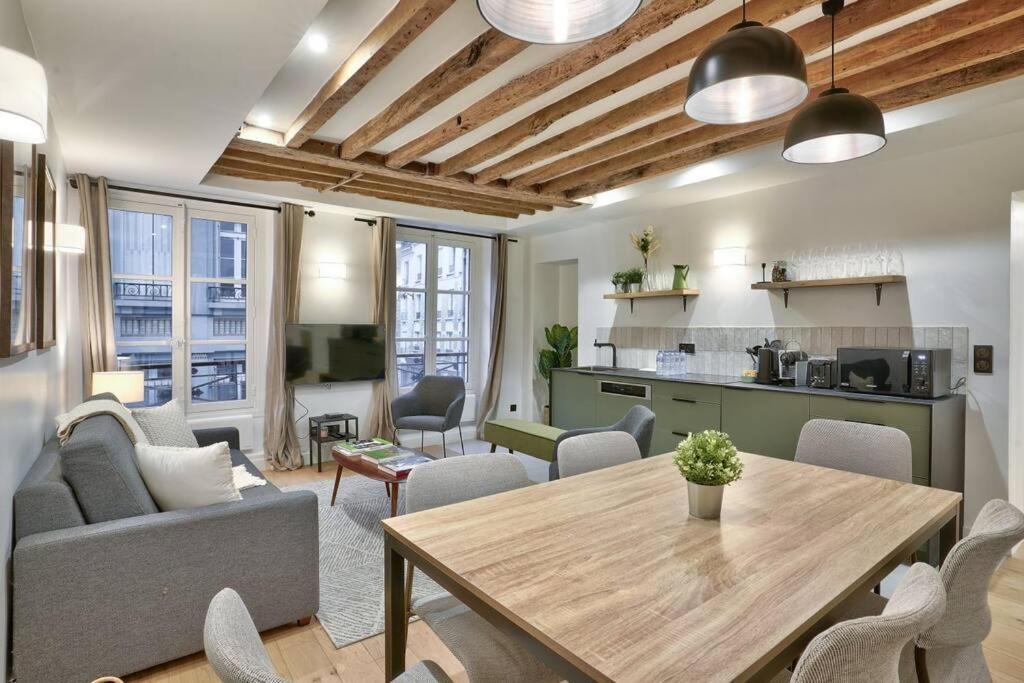 Magnifique Appartement Pour 6 - Montorgueil Párizs Kültér fotó